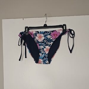 Floral Navy Bikini Bottom
